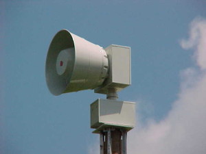 Outdoor-warning-siren